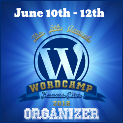 I'm a Volunteer at WordCamp Kansas City 2016